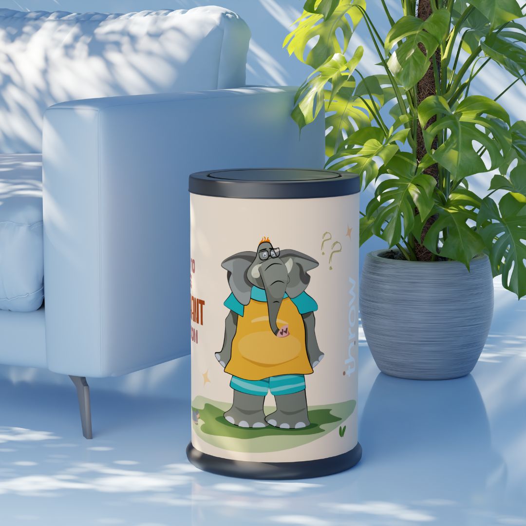 Dustbin x elephant